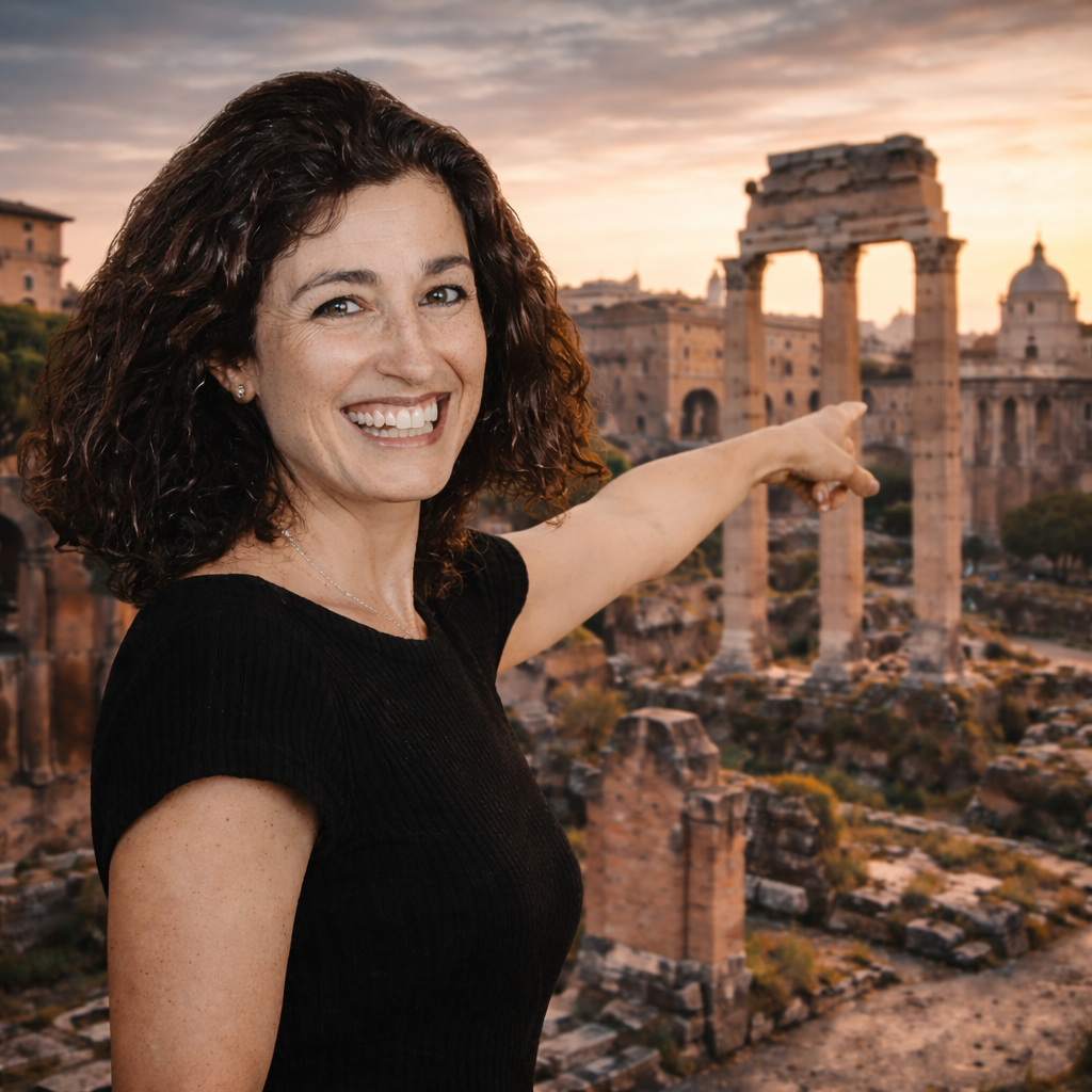 Ximena Amarales, architect and licensed guide in Rome